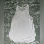 Lulu lemon sheer white workout tank top Photo 1