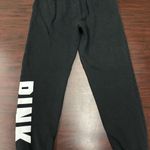 PINK - Victoria's Secret PINK Victoria’s Secret Black Sweatpants with Pockets Size X-Small Photo 2