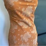Sundae Muse  Midi Orange Dress - Size 6 Photo 5
