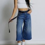 Urban Outfitters BDG NWOT Mikey Cropped Wide-Leg Jean Capris Photo 3