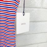 ONIA  Kelly Hibiscus Stripe Printed Swimsuit Size Small Photo 6
