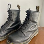 Dr. Martens  1460 Black Leather Lace Up Boots Combat Grunge Goth Vintage Style Photo 1