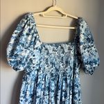 Abercrombie & Fitch Emerson Poplin Puff Sleeve Midi Dress XL Photo 8