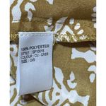 Elan Kimono Cardigan Satin Mustard Cream Bell Sleeve One Size Photo 5