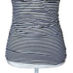 Soma  Bandeau Tankini Swim Top Women’s Size 34B Striped Convertible Straps Ruched Photo 5