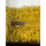 Free People Finders Keepers V Neck Moss Yellow Green Textured Crop Sweater Small Photo 7