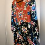 Brooks Brothers Red Fleece Colorblock Floral Dress Photo 5