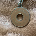 Isaac Mizrahi Isaac mizrah Tan pebble leather purse tote Photo 10