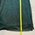 After Six  6883 Covertible Ruffle Strap Pleated Gown Metallic Evergreen M Photo 8