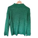 Loft NWT Mock Neck Long Sleeve Pullover Knit Sweater Kelly Green Women’s Size XS Photo 3