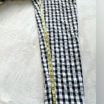 Loft Ann Taylor Marisa Cropped Gingham Checkered Black and White Ankle Pants Sz4 Photo 11