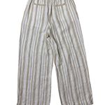 Faherty Monterey 100% Linen Elastic Waist Wide Photo 5