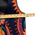 Mara Hoffman XS Multicolor Sleeveless Scoop Neck Dress Vibrant Geometric Print Photo 3