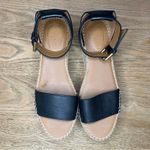 See By Chloe  Glyn Platform Sandals Women's Size 10 Black Suede Espadrille Photo 5