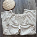 Aerie  wide leg cargo pants‎ cream beige Photo 5