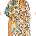 Oversized Shirt in Tristan Print Tell Your Friends Tan Size M Photo 3