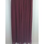 Bill Levkoff Halter Neck Maxi Chiffon Dress Maroon Women Sz 14 NWT Party Wedding Red Photo 5