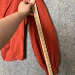 Anthropologie Pilcro by  Woman Size Medium twist-front sweatshirt in rust orange Photo 2