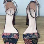 Qupid Floral Block Heel Photo 1