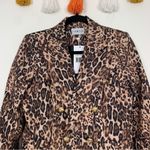 LIONESS NWT Palermo Leopard Print Blazer Size Small Photo 3