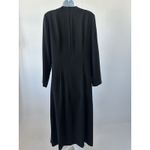 Orvis  VTG Black Classic Pleated Midi Dress USA Made Minimalist, Sz: 8-10? (b47) Photo 2