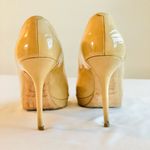 Jimmy Choo  Peep Toe Heel, Beige Size 38 Euro, 7 USA Photo 8