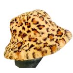 Jessica Simpson NWT Faux Leopard Fur Hat Lot Photo 2