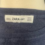 ZARA Women's Deep Blue Turtleneck Sweater Photo 1