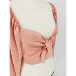 Princess Polly  Estee Cropped Blouse Top | Pink Size 10 | Trendy &‎ Chic Photo 10