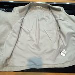 Helmut Lang  linen blend blazer beige gray taupe women's size 2‎ Photo 7