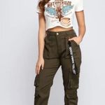 Windsor White  Motorcycle Crop Top with Chain Detailing NWT Photo 1