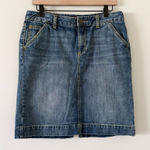 Merona  Cotton Y2K Denim Skirt in Medium Wash Size 6 Photo 0