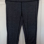 GapFit Cropped Leggings Gray Size M Photo 0