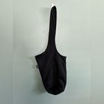 Ewedoos Black Canvas Yoga Mat Bag with Patterned Strap Photo 5