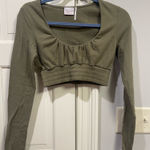 Urban Outfitters  Long Sleeve Crop Top Photo 0