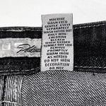 Chico's  Women's 0 (US S/4) Platinum Black Jeans Rhinestones Studded Denim Y2K‎ Photo 6