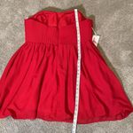 Women’s Burgundy Short Strapless Chiffon Party Prom Dress XXL NWT Red Photo 6
