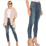 AGOLDE Roxanne Skinny Silver Toned Studded Jeans Photo 1