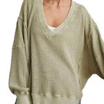 American Eagle  Lumberjane Women's M "Seriously Lived In" Waffle Knit Sweater Photo 0