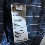 Free People NEW Denium Striped Dress puffy sleeves Photo 1