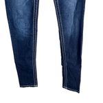 Miss Me Womens Size 26 Blue Jeans Mid Rise Skinny Contrast Stitching Casual Photo 2