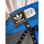 Adidas  Originals 100% Cotton Blue Trefoil Embroidered Logo Baseball Cap Photo 4