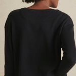 Anthropologie NWR $78 Black Vision Of Change Thermal Pullover M Photo 1