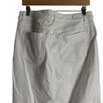 DL1961 Asra Ecru White Denim Raw Hem Slit Maxi Skirt Size 30 Photo 12