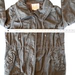 Anthropologie Hei Hei Camouflaged Lace Anorak Jacket Coat size L Photo 10