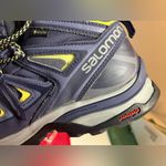 Salomon X Ultra 3 Mid GTX Shoes Womens Size 8.5 Blue Gore Tex Hiking Boots Trail Photo 2
