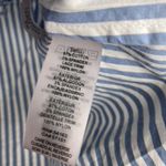 Karl Lagerfeld  Blouse Size S Women's Collared Ruffle Bell Sleeve Button Down Photo 5