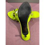 Balenciaga Cagole Mules in Fluo Yellow & Palladium 37 with box Womens Heels Photo 7