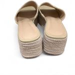 None Women's Tan Woven Slide Sandals Photo 1