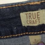 True Craft  Blue Denim Button Down Skirt SIZE 9 Photo 1